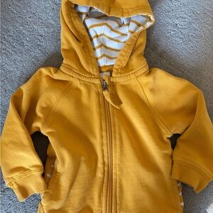 Hanna Andersson 18-24M Yellow Kids Hoodie